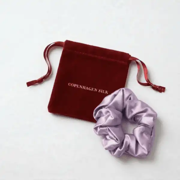 Lavendel silkescrunchie