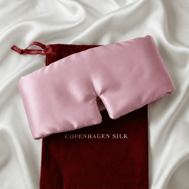 large silkesovemask pink